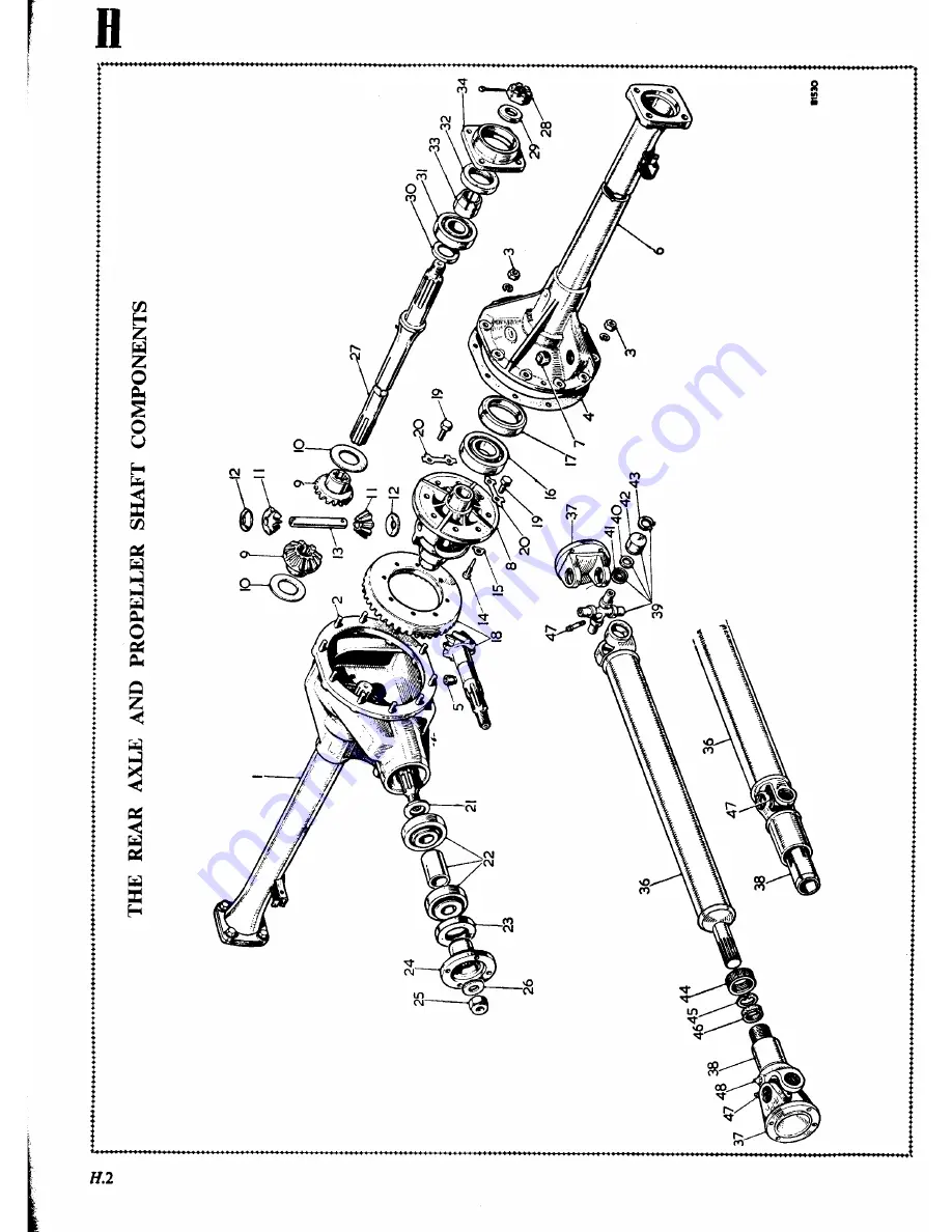 Morris Minor 1000 Workshop Manual Download Page 203