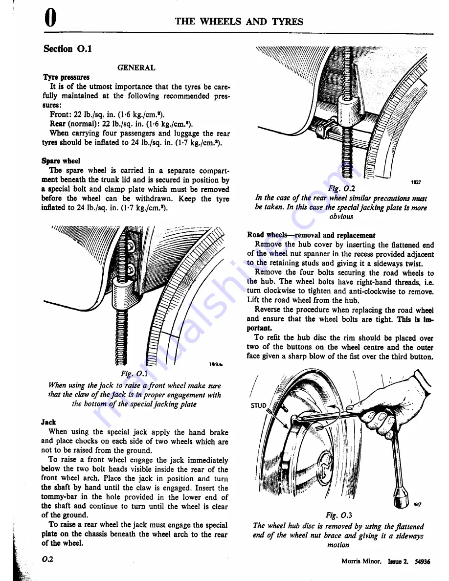 Morris Minor 1000 Workshop Manual Download Page 332