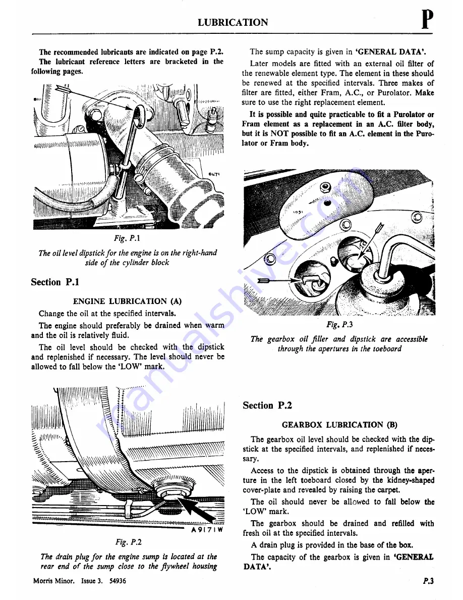 Morris Minor 1000 Workshop Manual Download Page 341