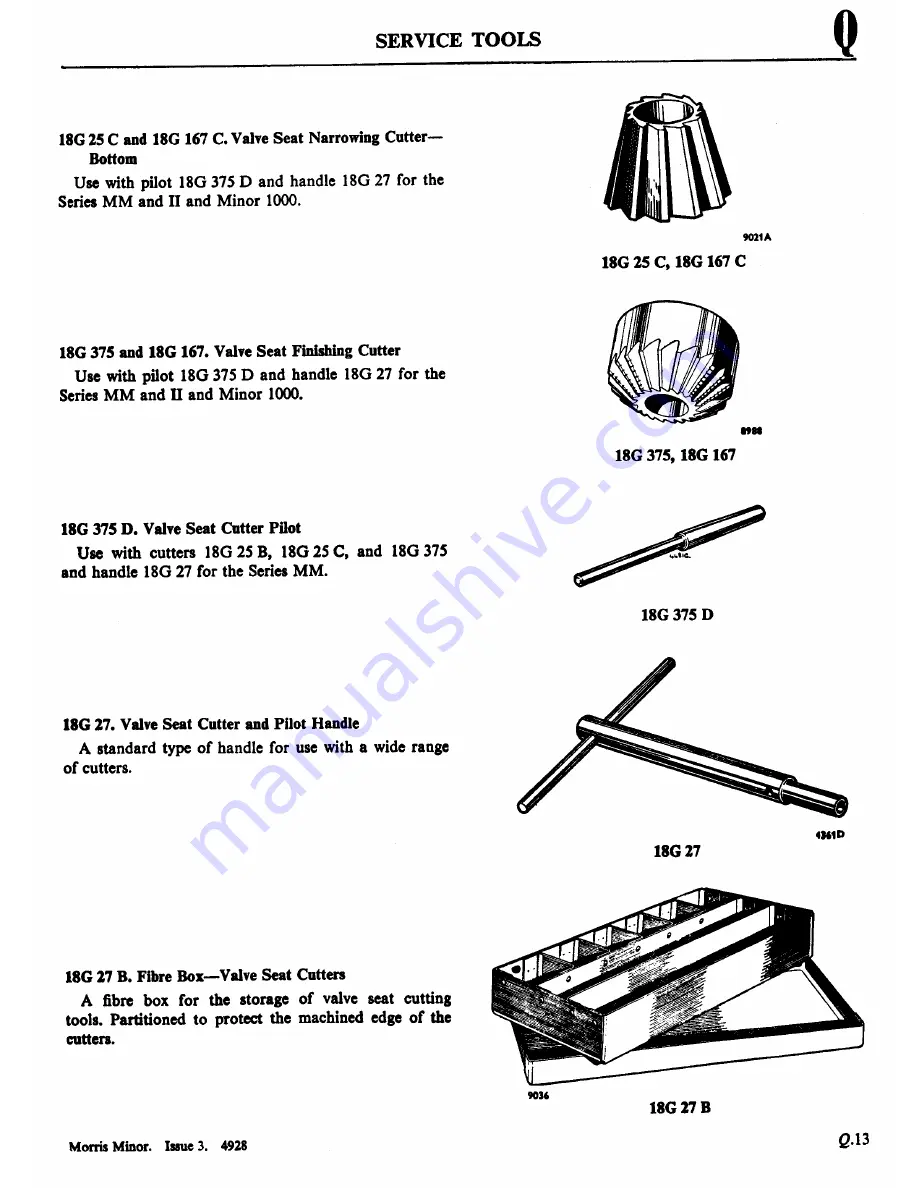 Morris Minor 1000 Workshop Manual Download Page 365