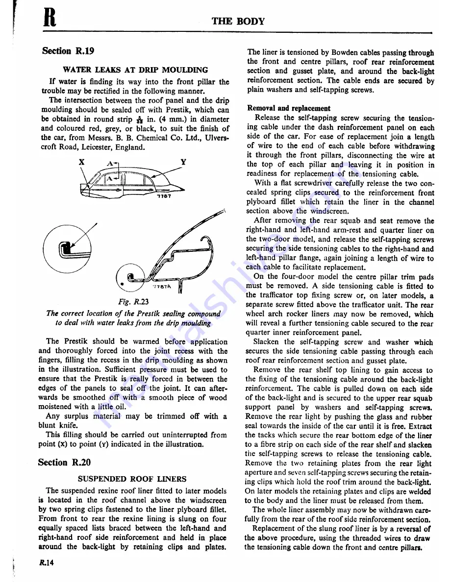 Morris Minor 1000 Скачать руководство пользователя страница 382