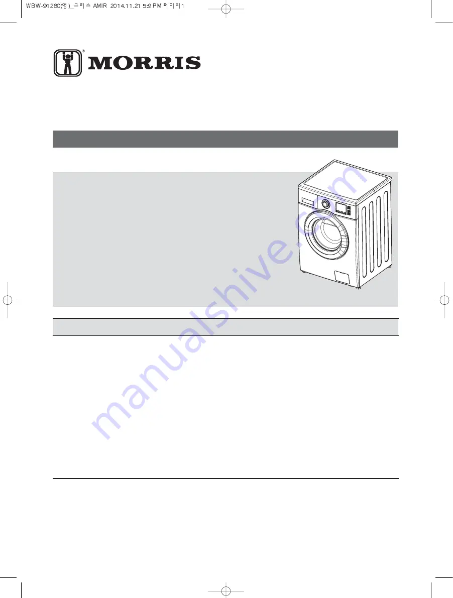 Morris WBW-91280 Instruction Manual Download Page 1