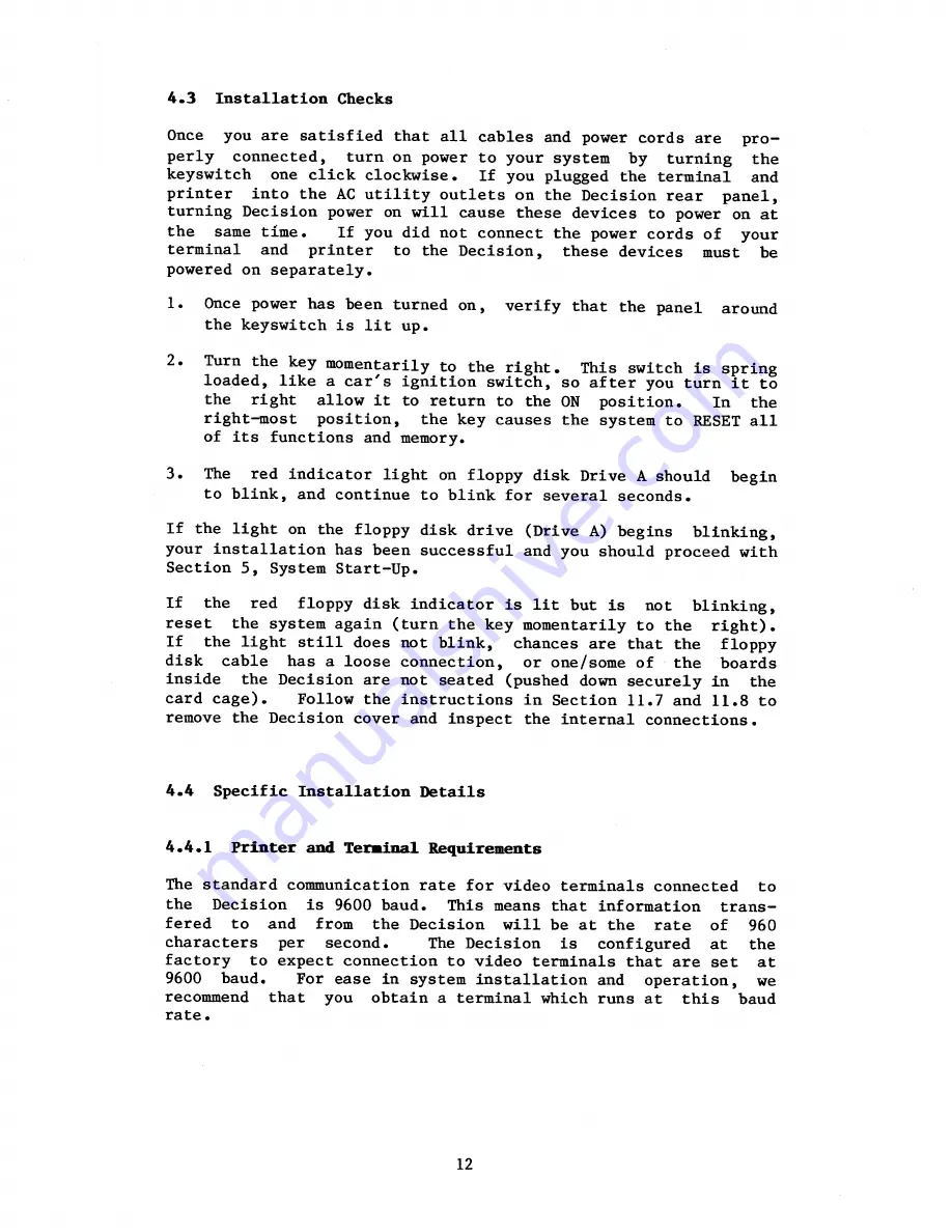 Morrow Decision D120 Installation Manual Download Page 16