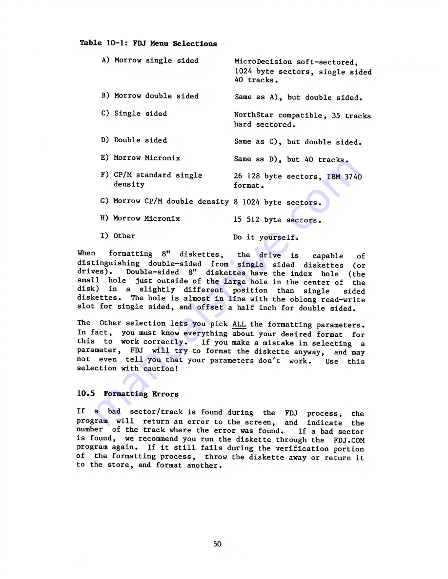 Morrow Decision D120 Installation Manual Download Page 54