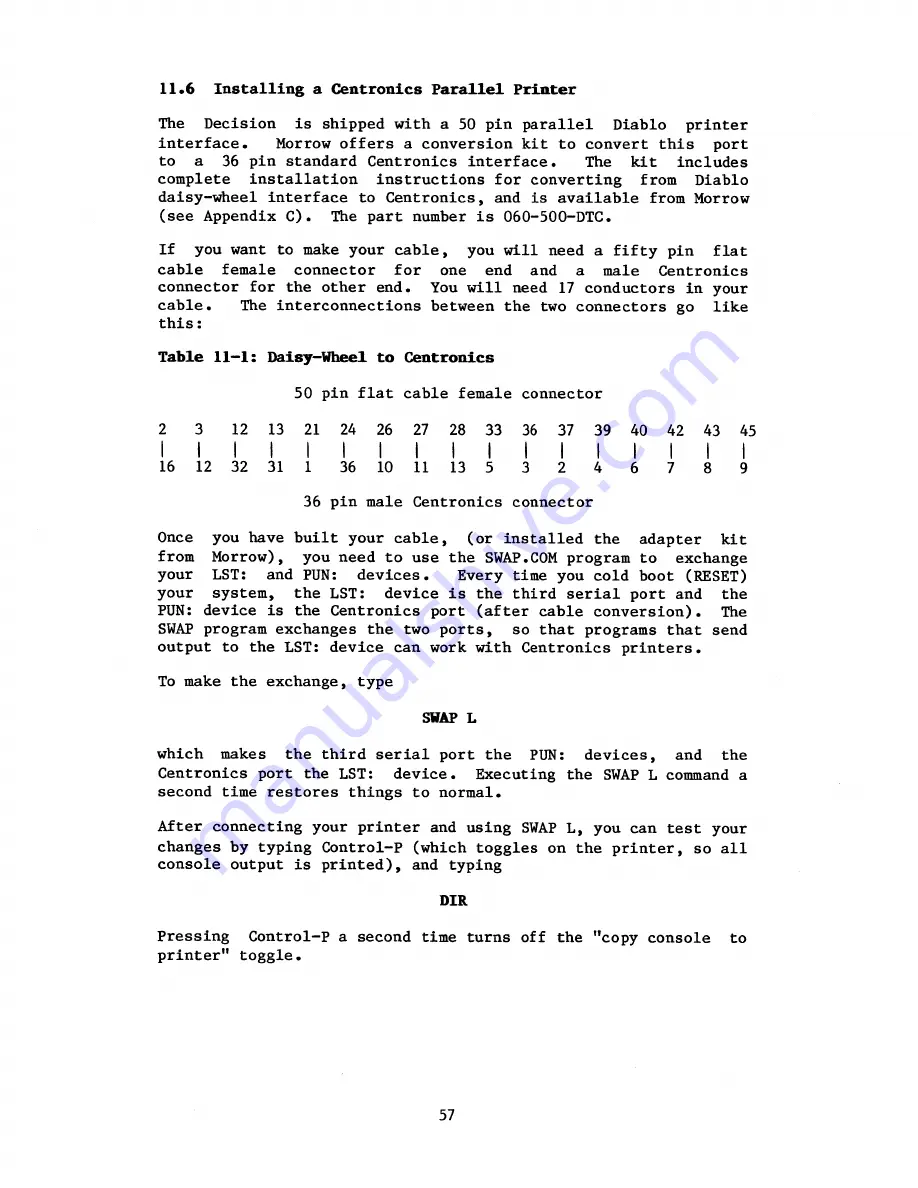 Morrow Decision D120 Installation Manual Download Page 61