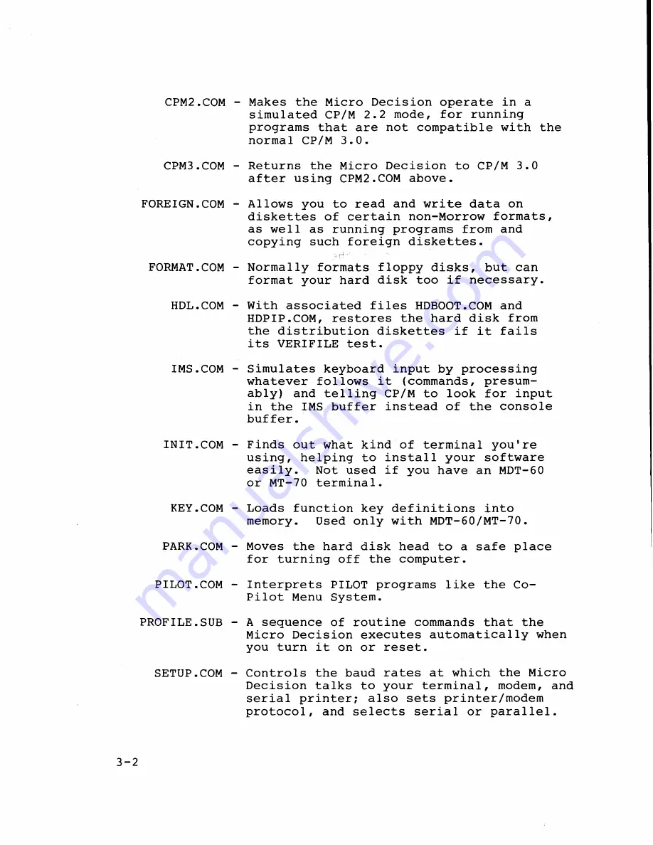 Morrow MD 11 User Manual Download Page 55