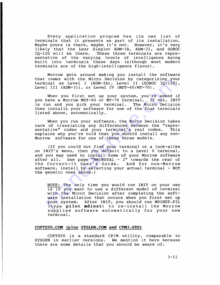 Morrow MD 11 User Manual Download Page 64