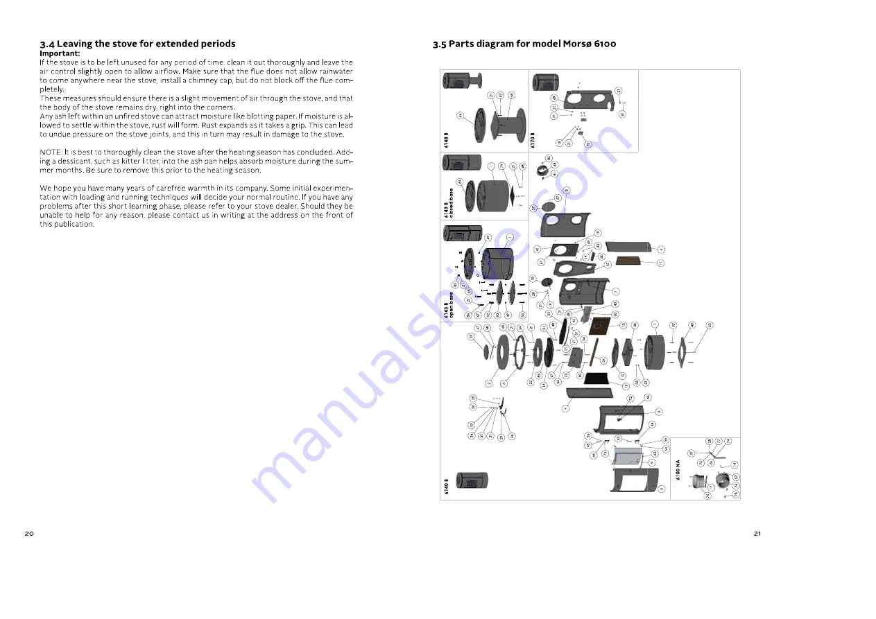 Morsø 6100 B Series Installation And Operating Instructions Manual Download Page 363