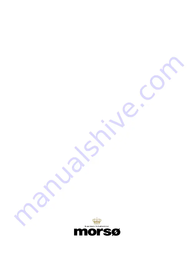 Morso 1000 Swift Instructions For Installation And Use Manual Download Page 20