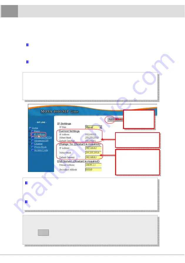 Mosa 4600B Quick Installation Manual Download Page 11