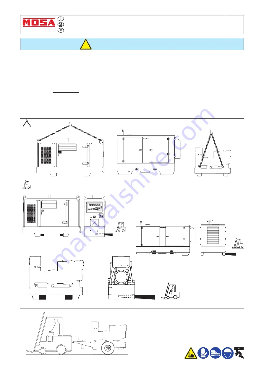 Mosa DSP 2x400 PS-PL Use And Maintenance Manual Download Page 18