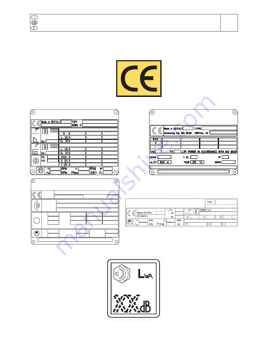 Mosa DSP 500 PS Use And Maintenance Manual Download Page 7