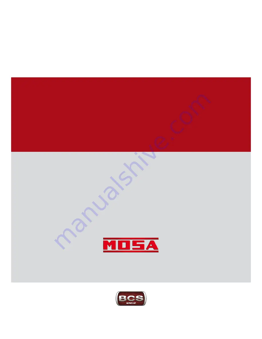 Mosa DSP 500 PS Use And Maintenance Manual Download Page 54