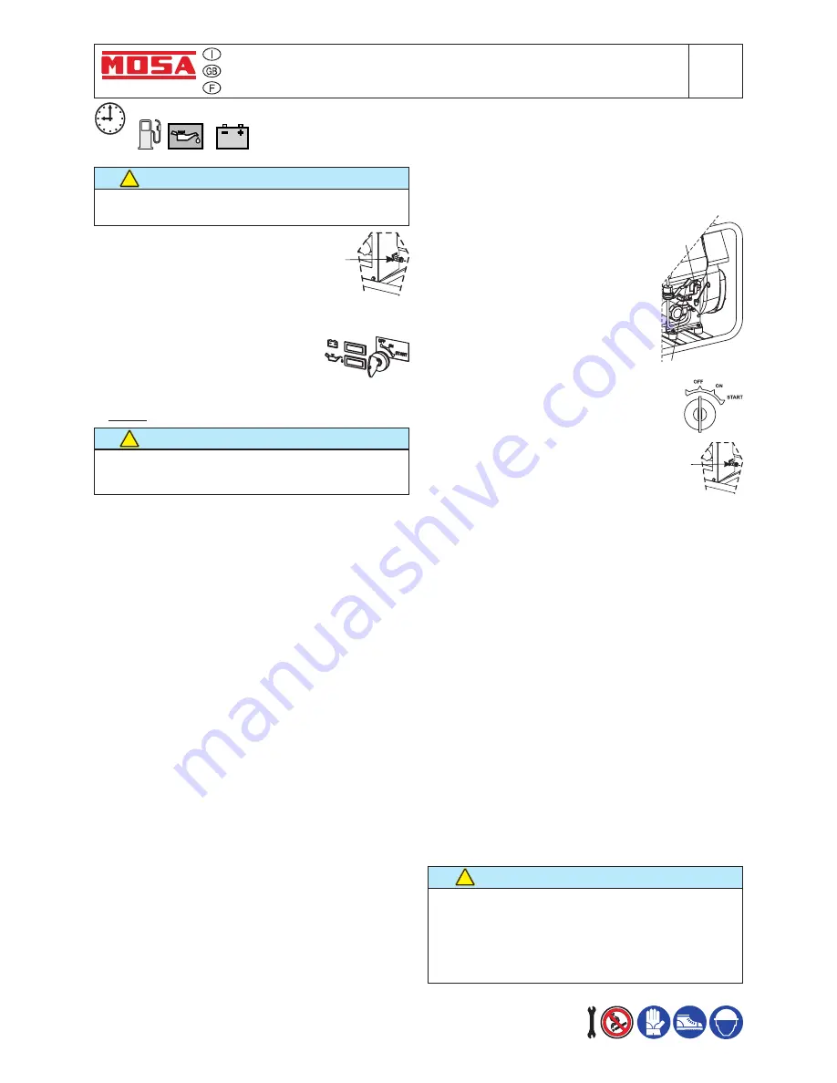 Mosa GE 10000 LD/GS Manual Download Page 19