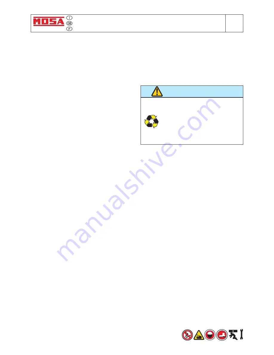 Mosa GE 10000 LD/GS Manual Download Page 27