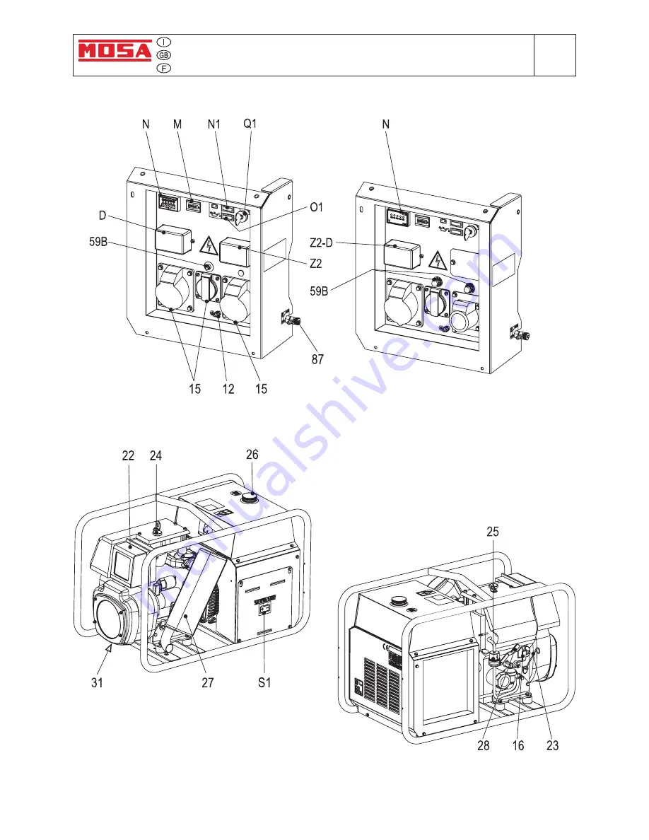 Mosa GE 10000 LD/GS Manual Download Page 49