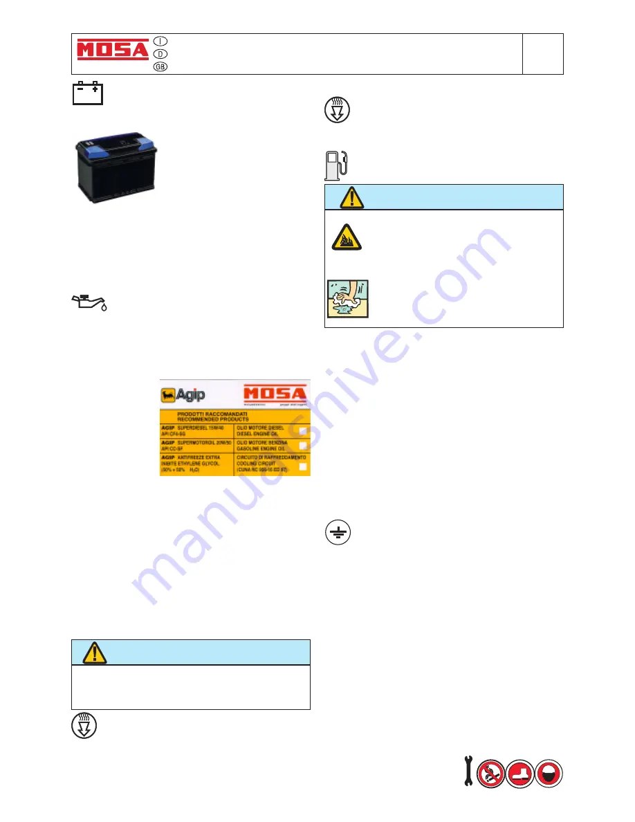 Mosa GE 10000 LD/GS Manual Download Page 130