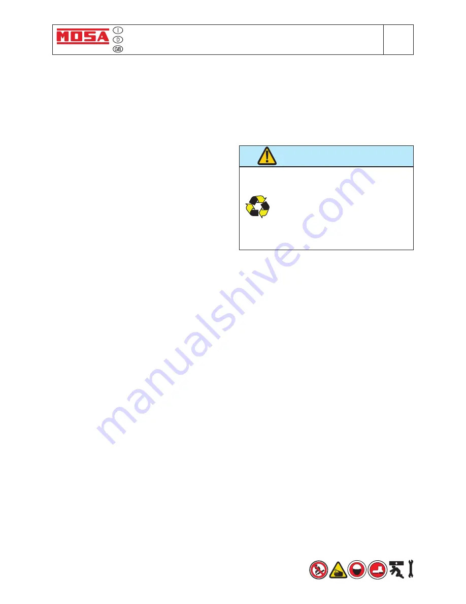 Mosa GE 10000 LD/GS Manual Download Page 139