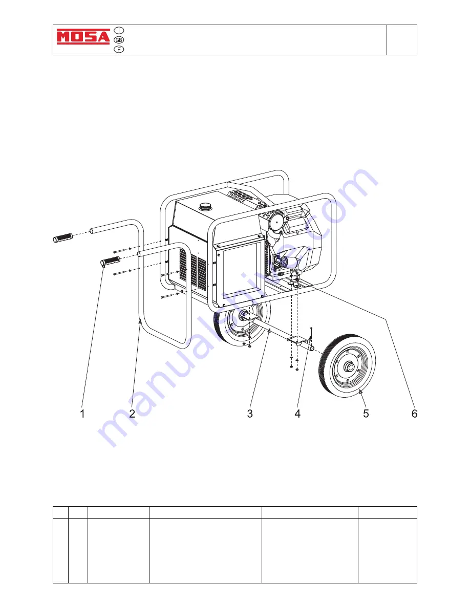 Mosa GE 10000 LD/GS Manual Download Page 152