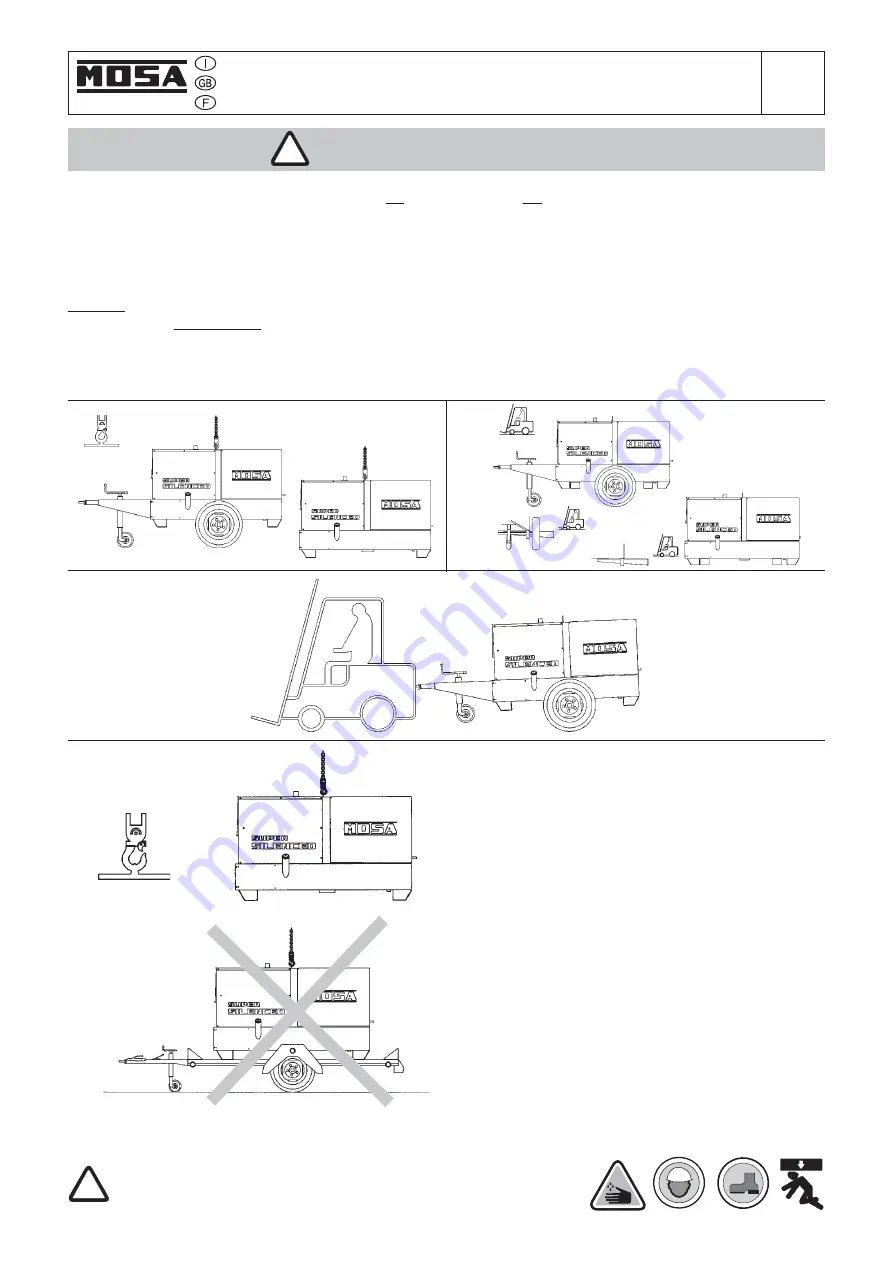 Mosa GE 14000 SXC/GS Use And Maintenance Manual, Spare Parts Catalog Download Page 15