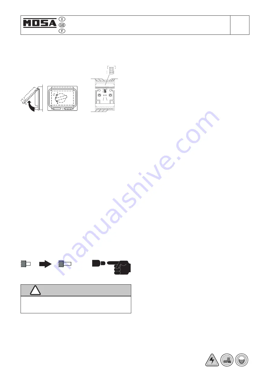 Mosa GE 14000 SXC/GS Скачать руководство пользователя страница 25