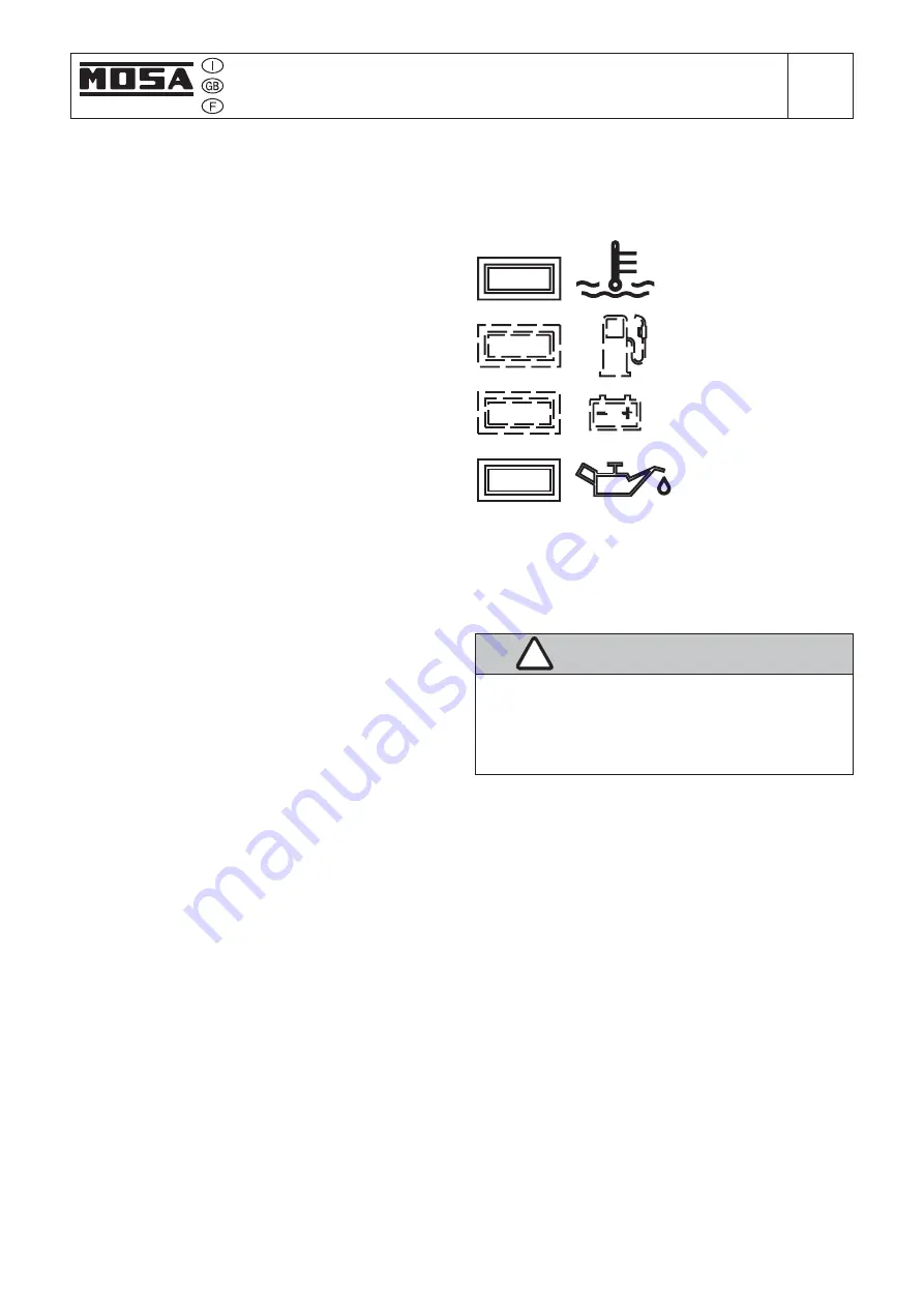 Mosa GE 14000 SXC/GS Use And Maintenance Manual, Spare Parts Catalog Download Page 27