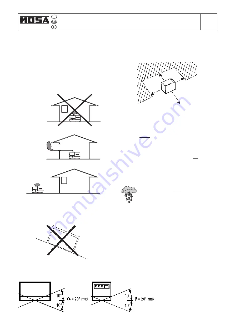 Mosa GE 225 VPS Instruction Manual Download Page 10