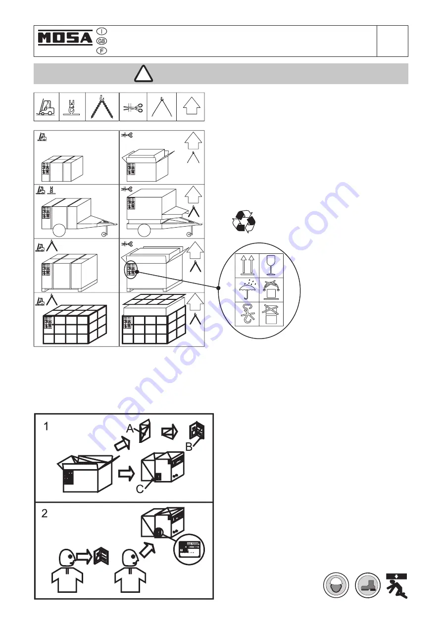 Mosa GE 225 VPS Instruction Manual Download Page 12