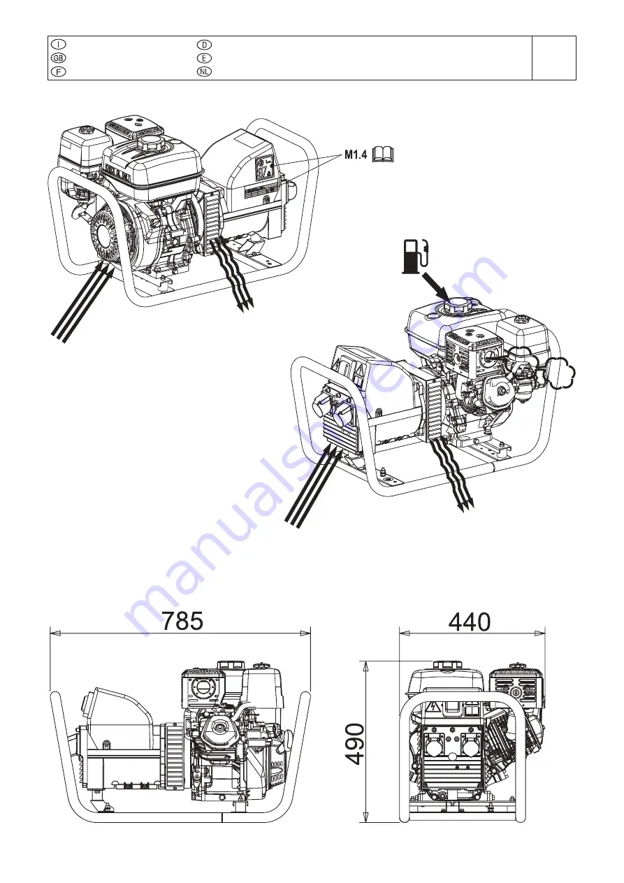 Mosa GE 4500 HBS Use And Maintenance Manual Download Page 14