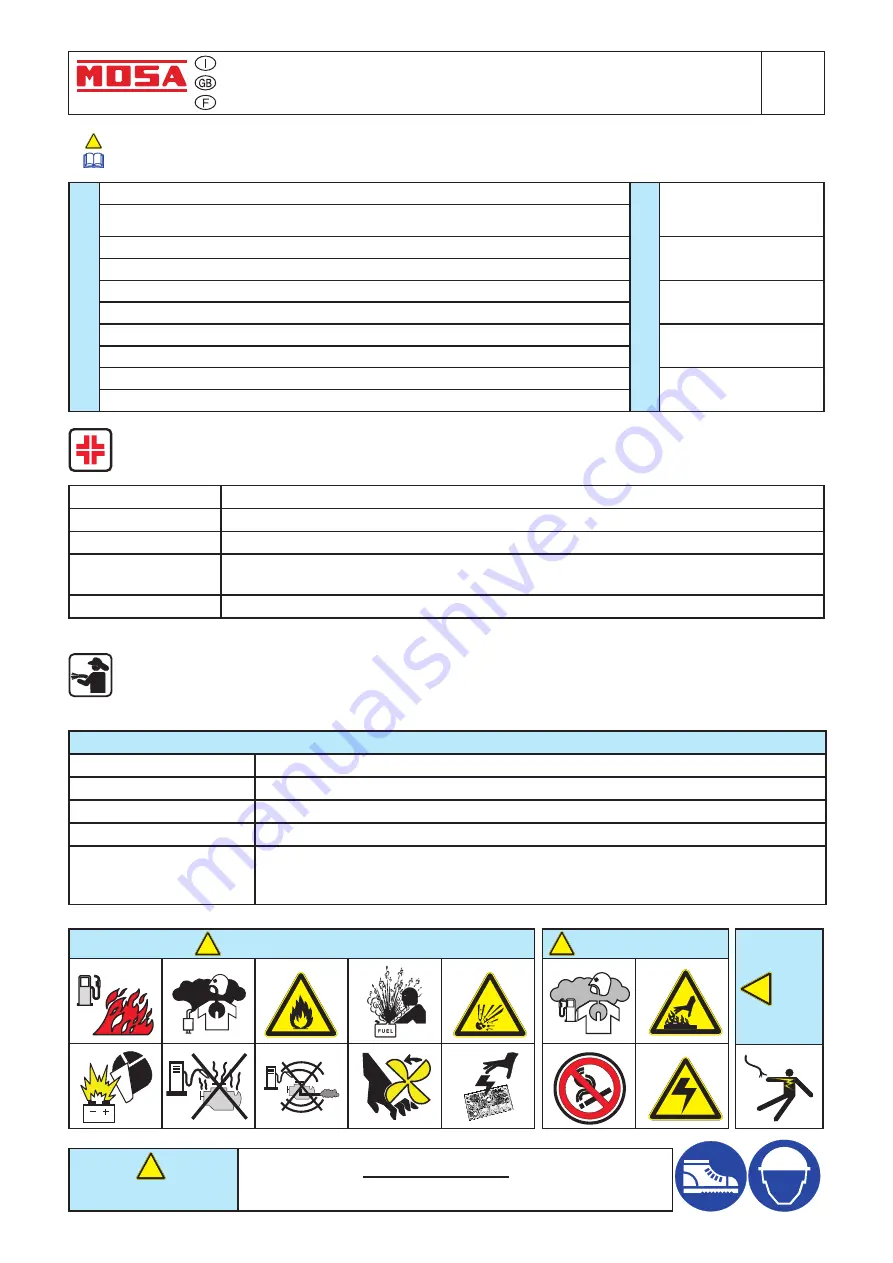 Mosa GE 4500 HSX Manual Download Page 13