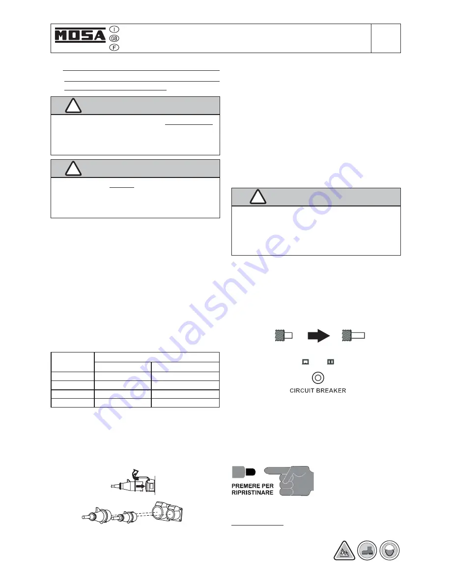 Mosa GE 6000 DES/GS-L Скачать руководство пользователя страница 22