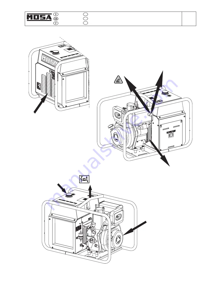 Mosa GE 6000 DES/GS-L Use And Maintenance Manual, Spare Parts Catalog Download Page 68