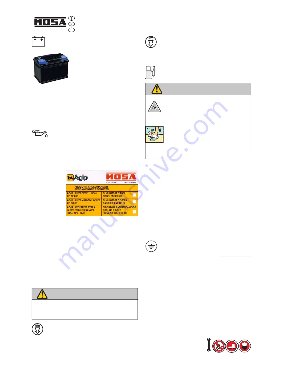 Mosa GE 6000 DES/GS-L Скачать руководство пользователя страница 128