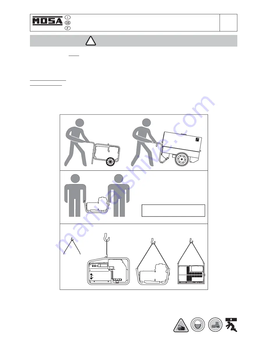 Mosa GE 6000 SX/GS User Manual Download Page 74