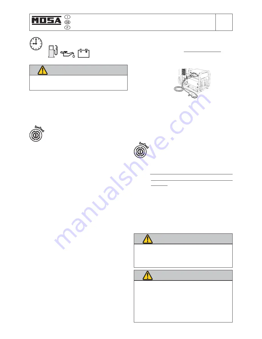 Mosa GE 6000 SX/GS Скачать руководство пользователя страница 77