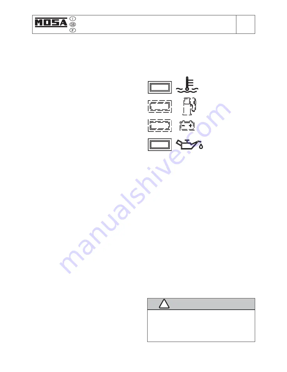 Mosa GE 6000 SX/GS User Manual Download Page 82