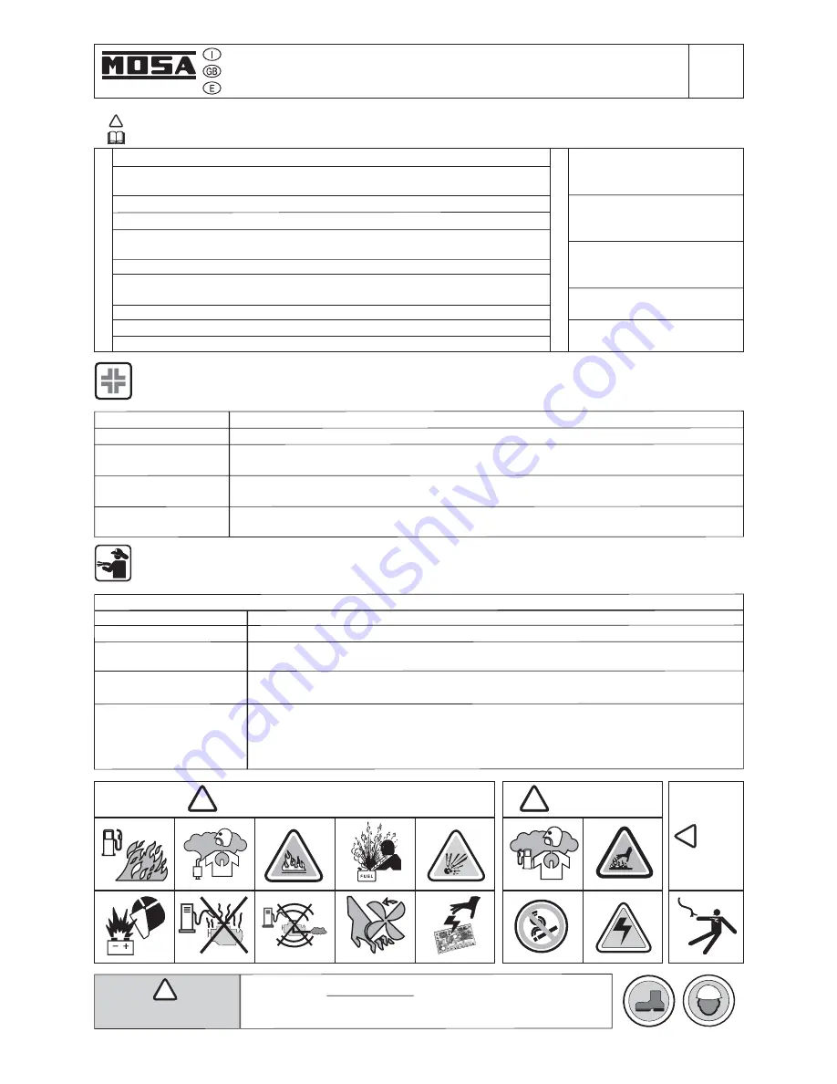 Mosa GE 6000 SX/GS Скачать руководство пользователя страница 100