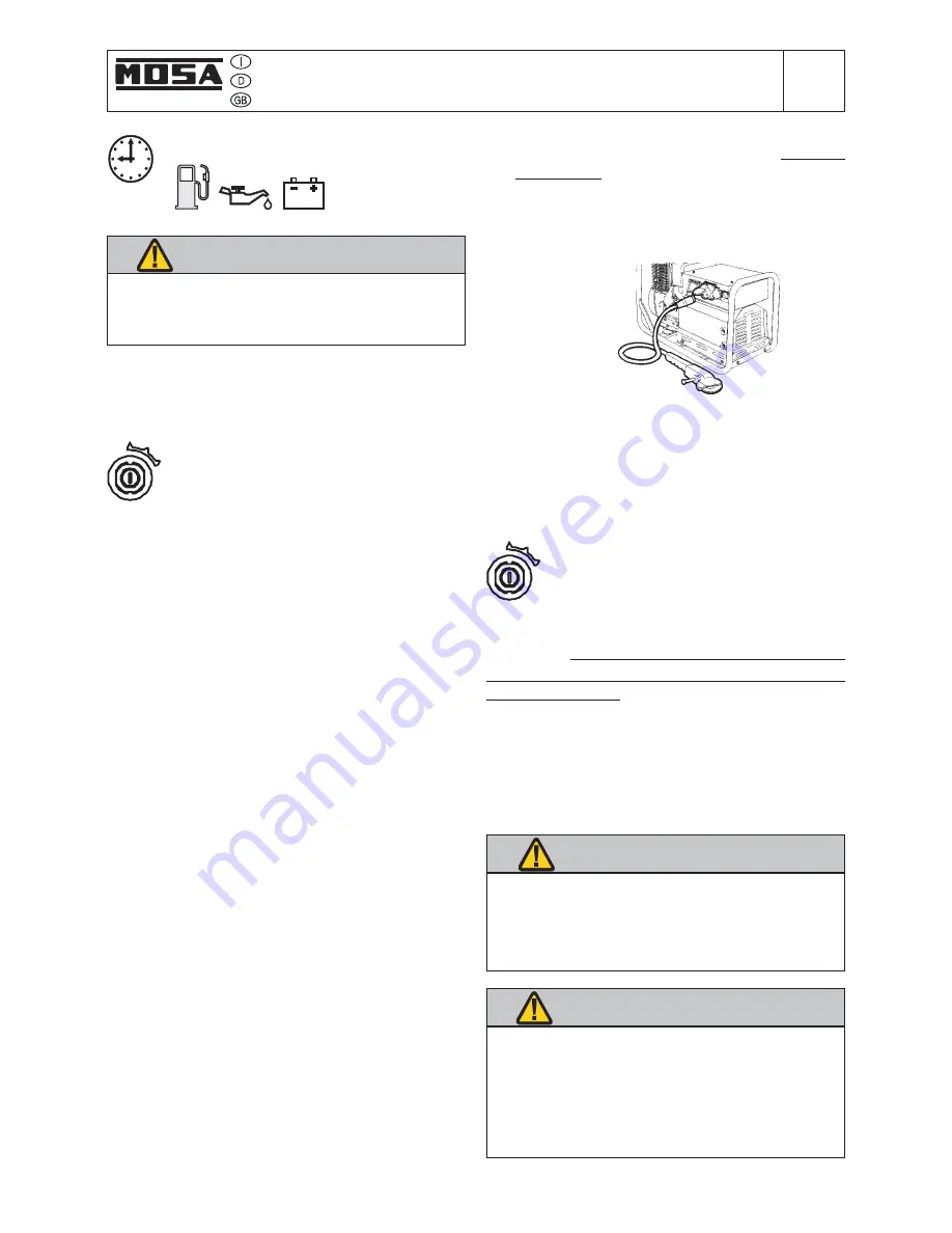 Mosa GE 6000 SX/GS Скачать руководство пользователя страница 135