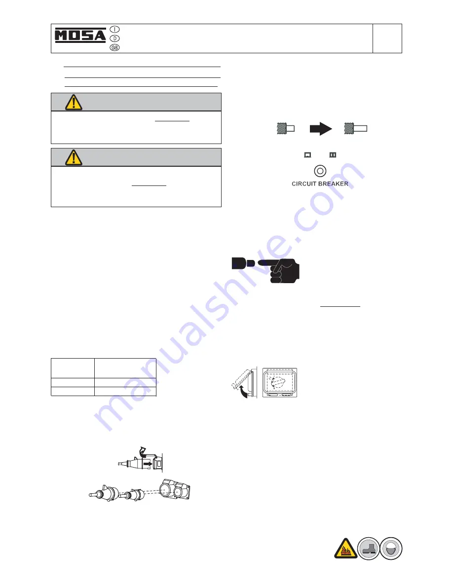 Mosa GE 6000 SX/GS User Manual Download Page 138