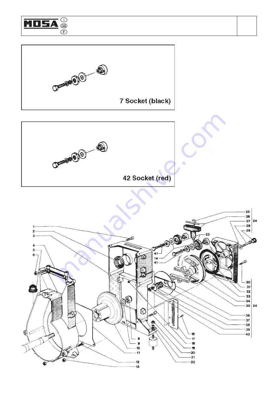 Mosa MS 200 S Use And Maintenance Manual Download Page 38