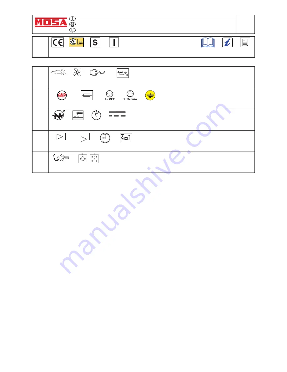 Mosa NEW MAGIC WELD Manual Download Page 14