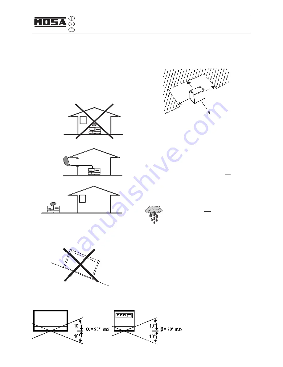 Mosa TS 300 SC-SXC Use And Maintenance Manual, Spare Parts Catalog Download Page 14