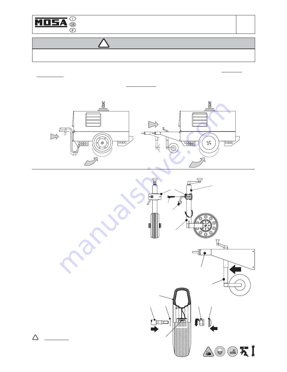 Mosa TS 300 SC-SXC Use And Maintenance Manual, Spare Parts Catalog Download Page 19