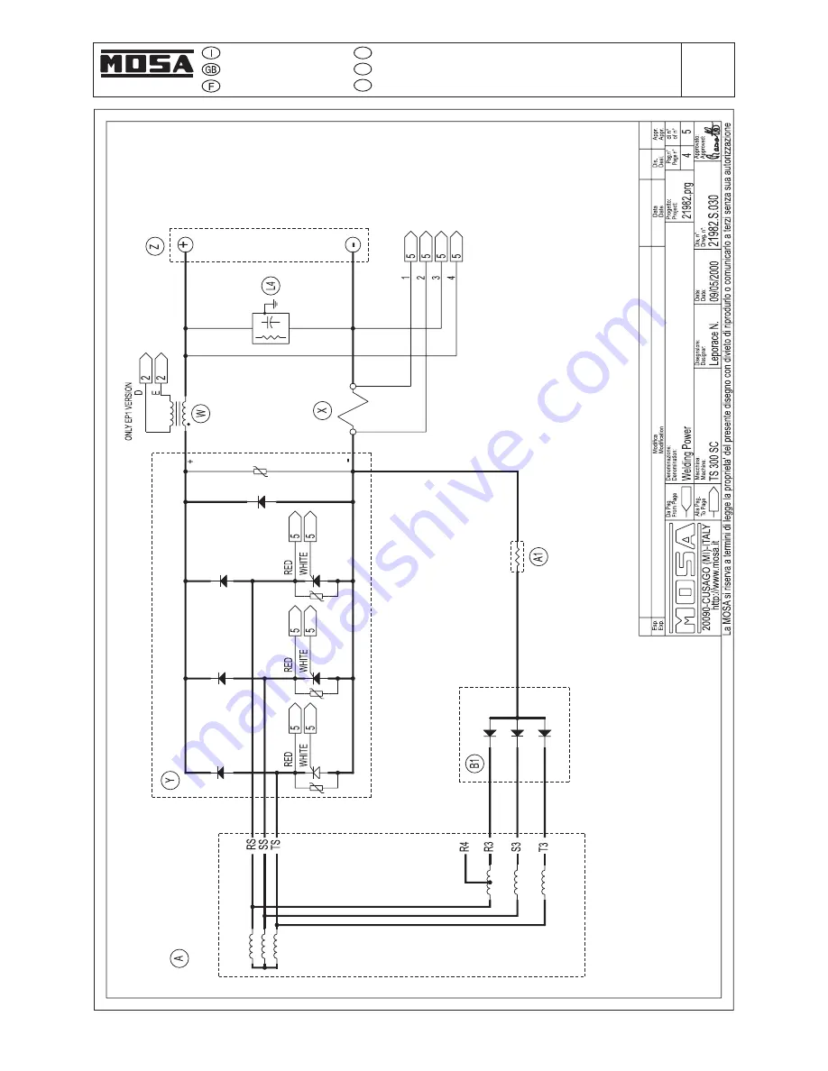 Mosa TS 300 SC-SXC Скачать руководство пользователя страница 48