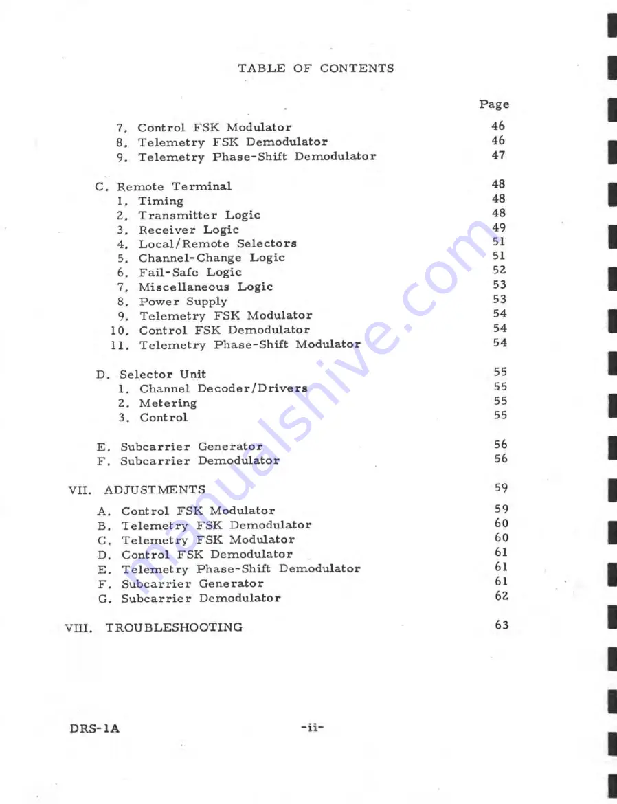 Moseley DRS-1A Instruction Manual Download Page 4