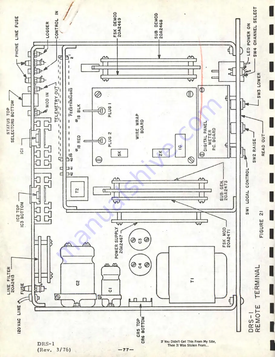 Moseley DRS-1A Instruction Manual Download Page 82