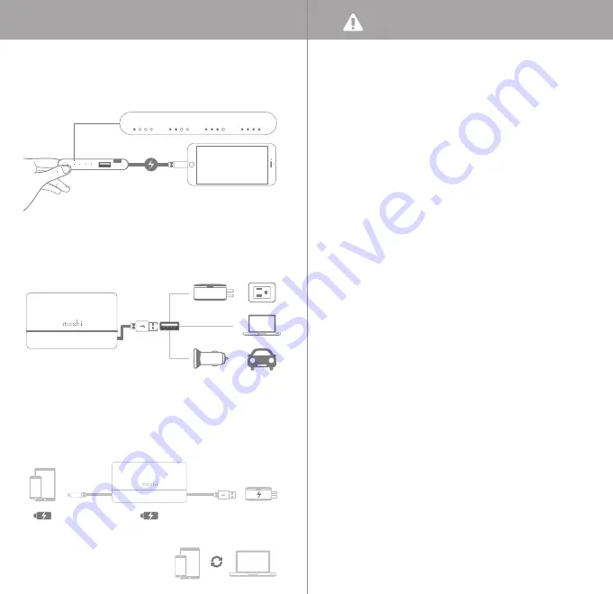 Moshi ionbank 10K Important Notes & Instructions Download Page 4