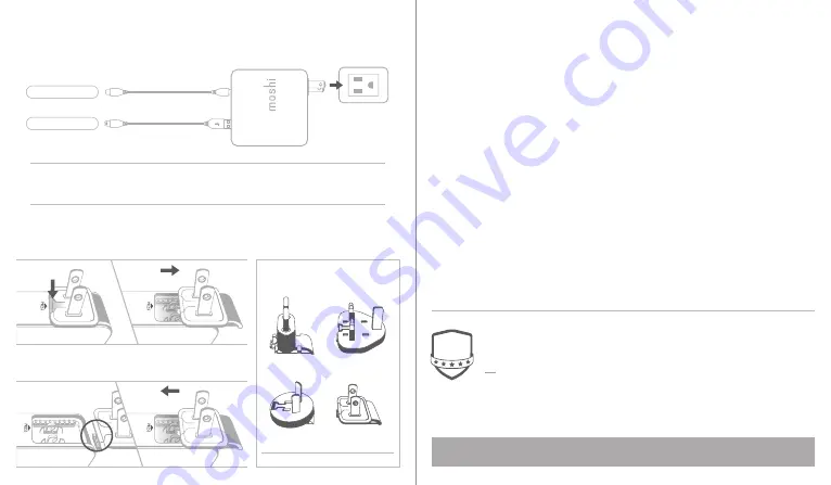 Moshi ProGeo USB-C Wall Charger with USB Port Скачать руководство пользователя страница 9