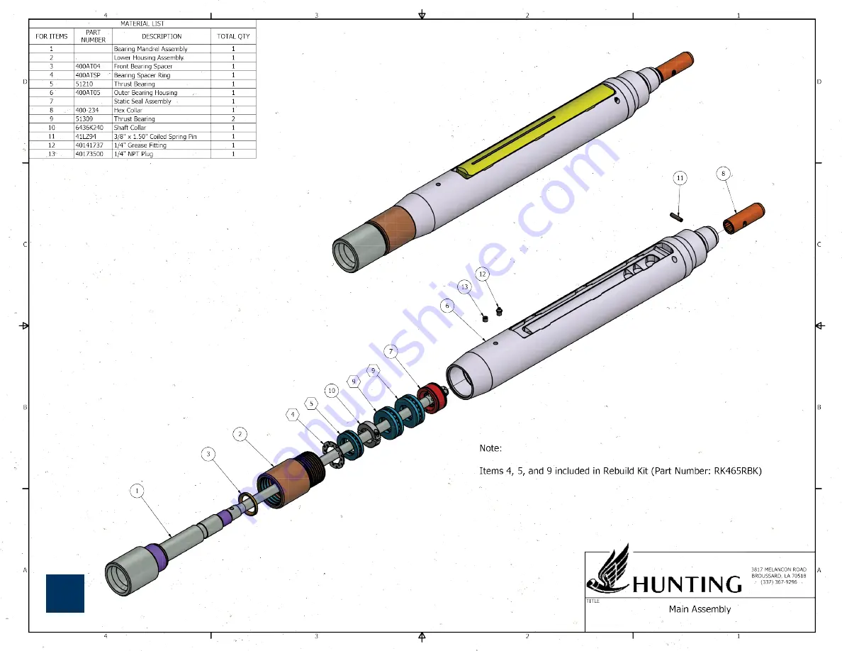 Most ROCKNIFE RK465 Скачать руководство пользователя страница 3