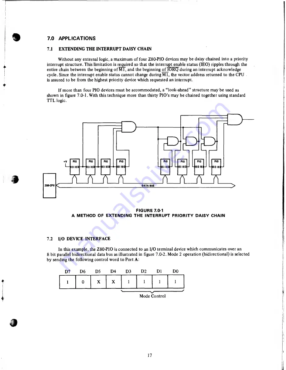 Mostek z80 Technical Manual Download Page 19